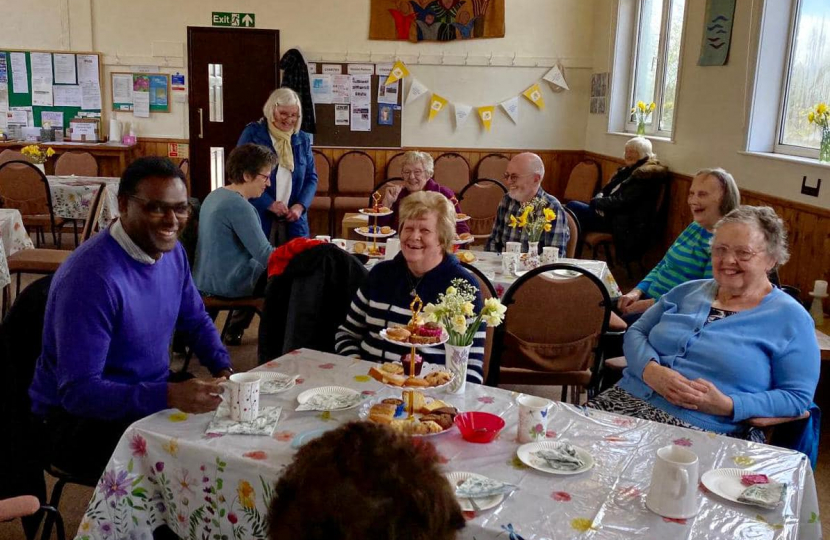 Darren Henry MP at a Marie Curie Coffee Morning