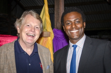 Michael Dobbs with Darren Henry