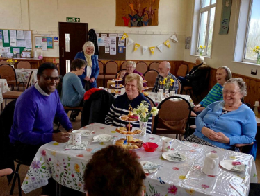 Darren Henry MP at a Marie Curie Coffee Morning