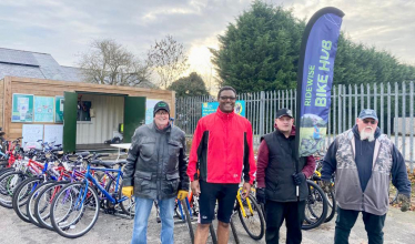 Darren Henry MP celebrates Stapleford Cycle Hub’s One Year Anniversary